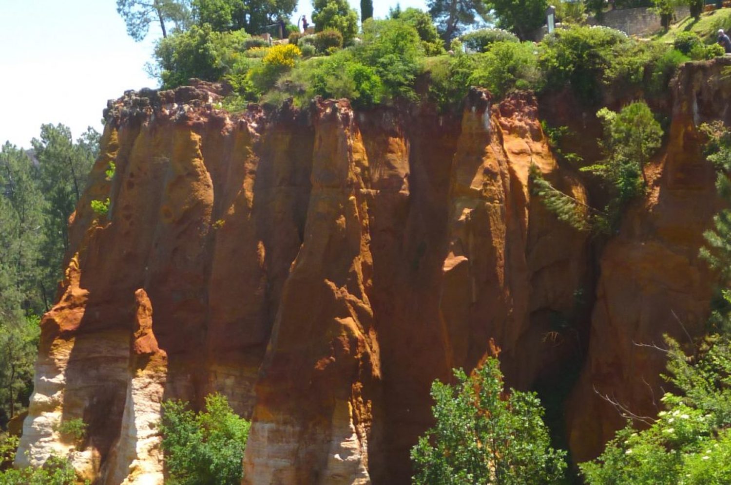 Ochre cliffs of Roussillon