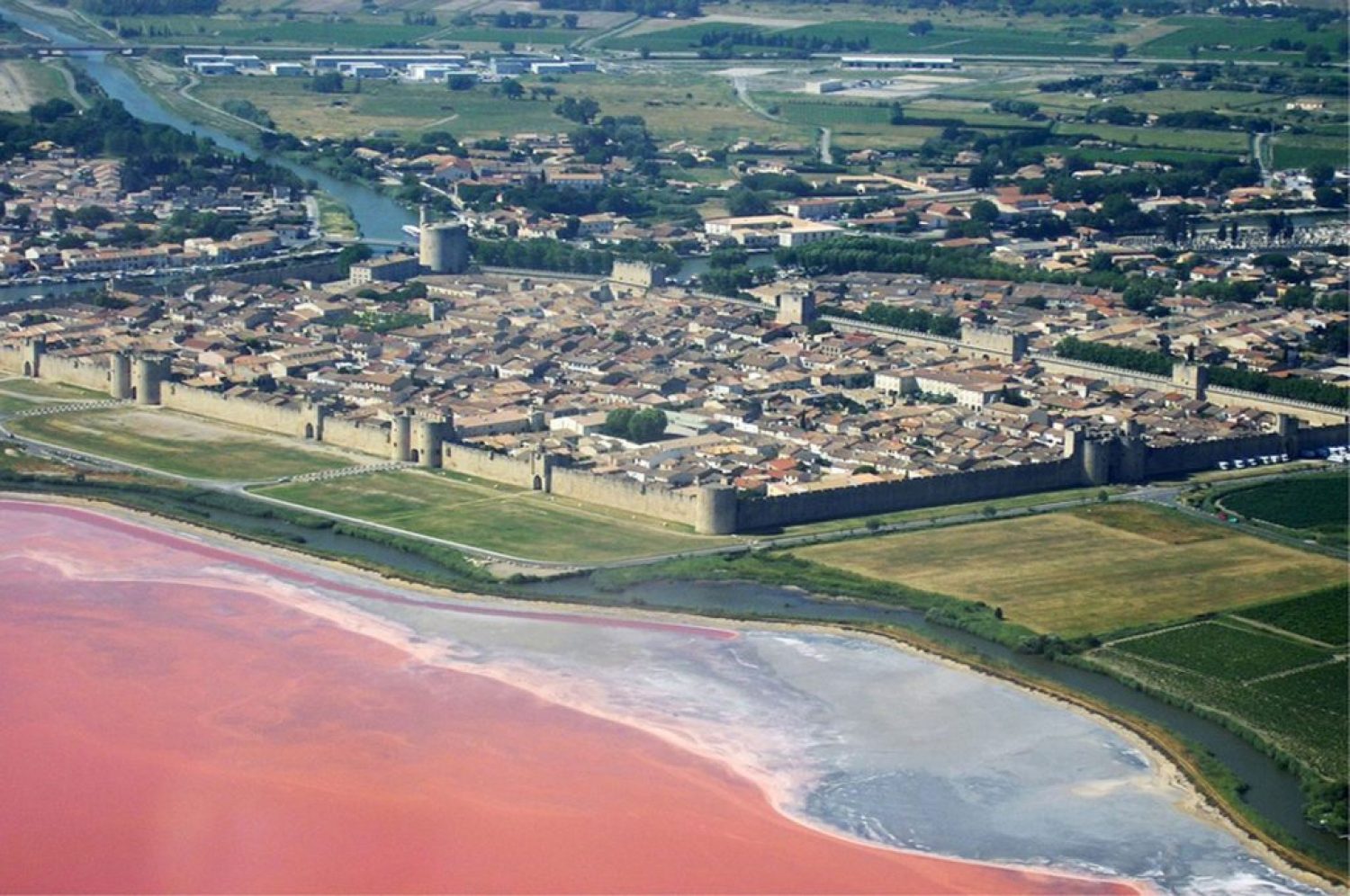 Las Salinas en Aigues Mortes